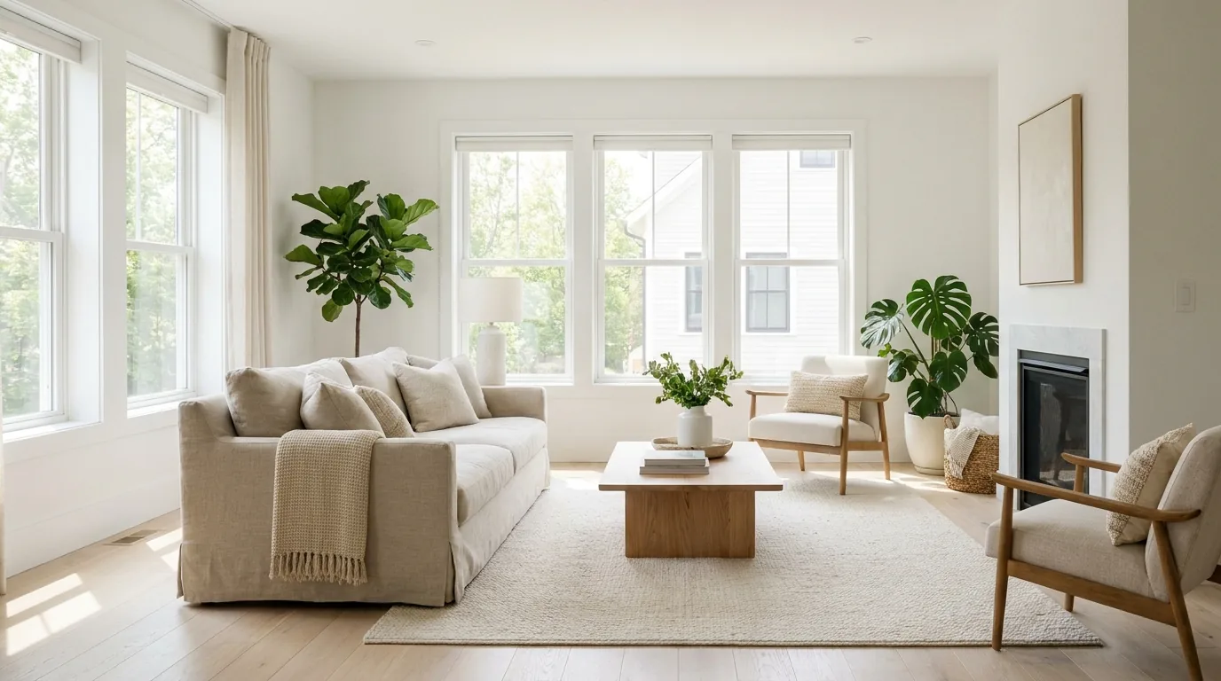 Comfortable living room in a Maryland home